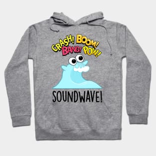 Sound Wave Funny Ocean Pun Hoodie